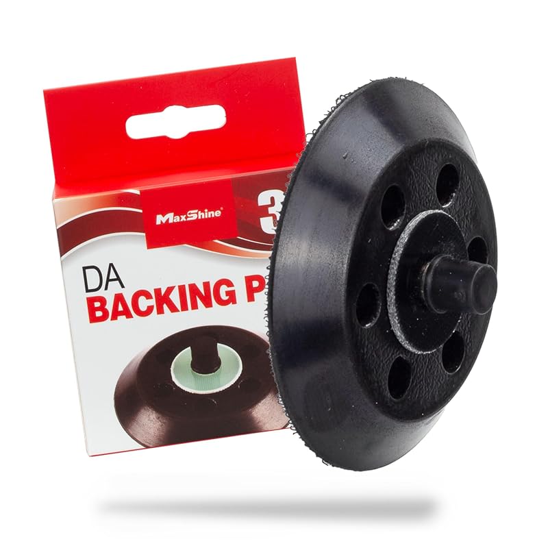 Suporte para Boina de Polimento de 7,6 cm Maxshine com Velcro, Rosca 5/16-24 e Base Ventilada – Para Politrizes Dupla Ação, Modelo 3013070P