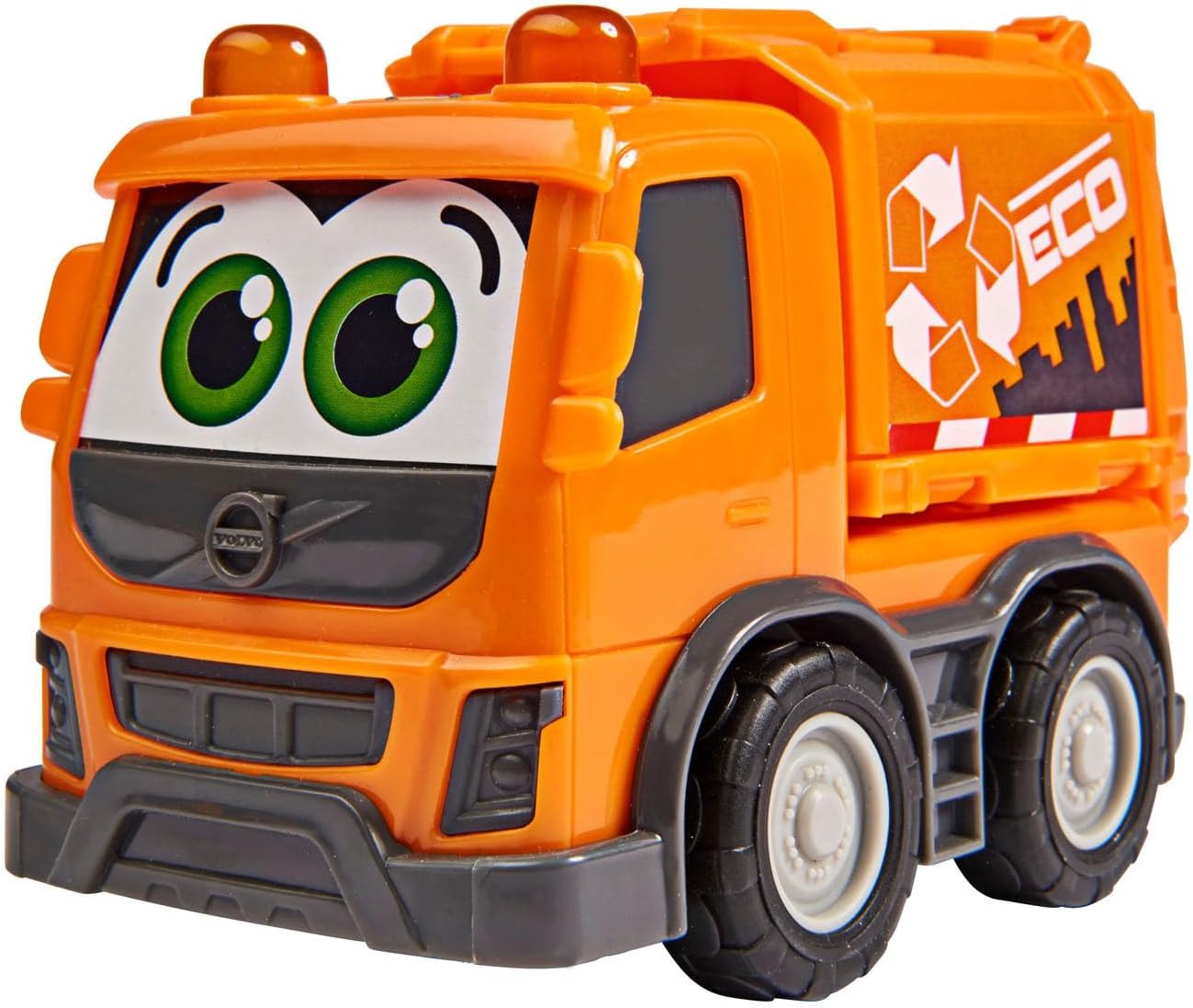 Dickie Toys ABC Streety 204112007 игрушечная машинка для малышей и детей от 1 года бульдозер пожарная машина или мусоровоз игрушечная машинка размером 15 см оранжевого цвета