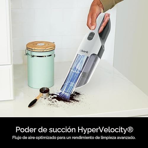Miniatura 3 de Shark Aspiradora de mano Cyclone PET con succión HyperVelocity, potente recogida de pelo de mascotas, ligera, taza de polvo XL, incluye herramienta