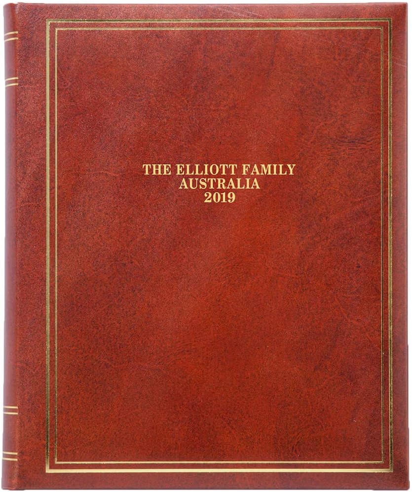 Personalized Presidential Memo Album, Holds 300 4x6