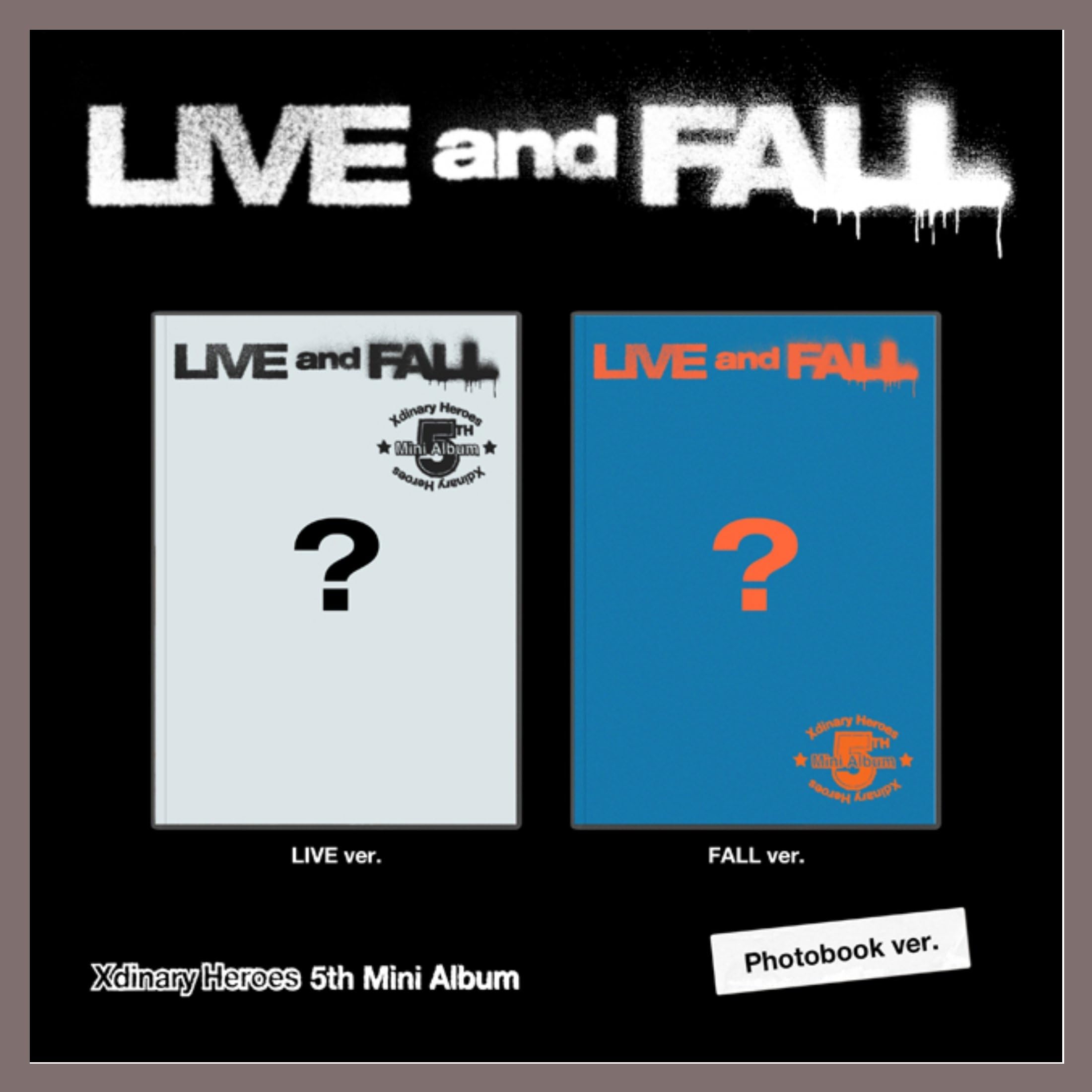 Amazon.com: Xdinary Heroes LIVE and FALL 5th Mini Album (Photobook