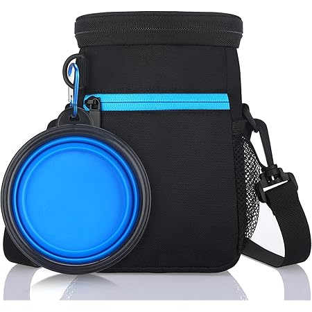 Amazon Co Jp 犬用散歩バッグ 犬の散歩用ウエストポーチ 外出用 ペット散歩グッズ 小物入れ 多機能 散歩グッズセットを手軽に携帯 小型犬 中型犬 大型犬に向け ベルト犬用 訓練バッグ トレーニングポーチ おやつポーチ クリッカー 折り畳み式給食器 ゴミ袋付 3way使用