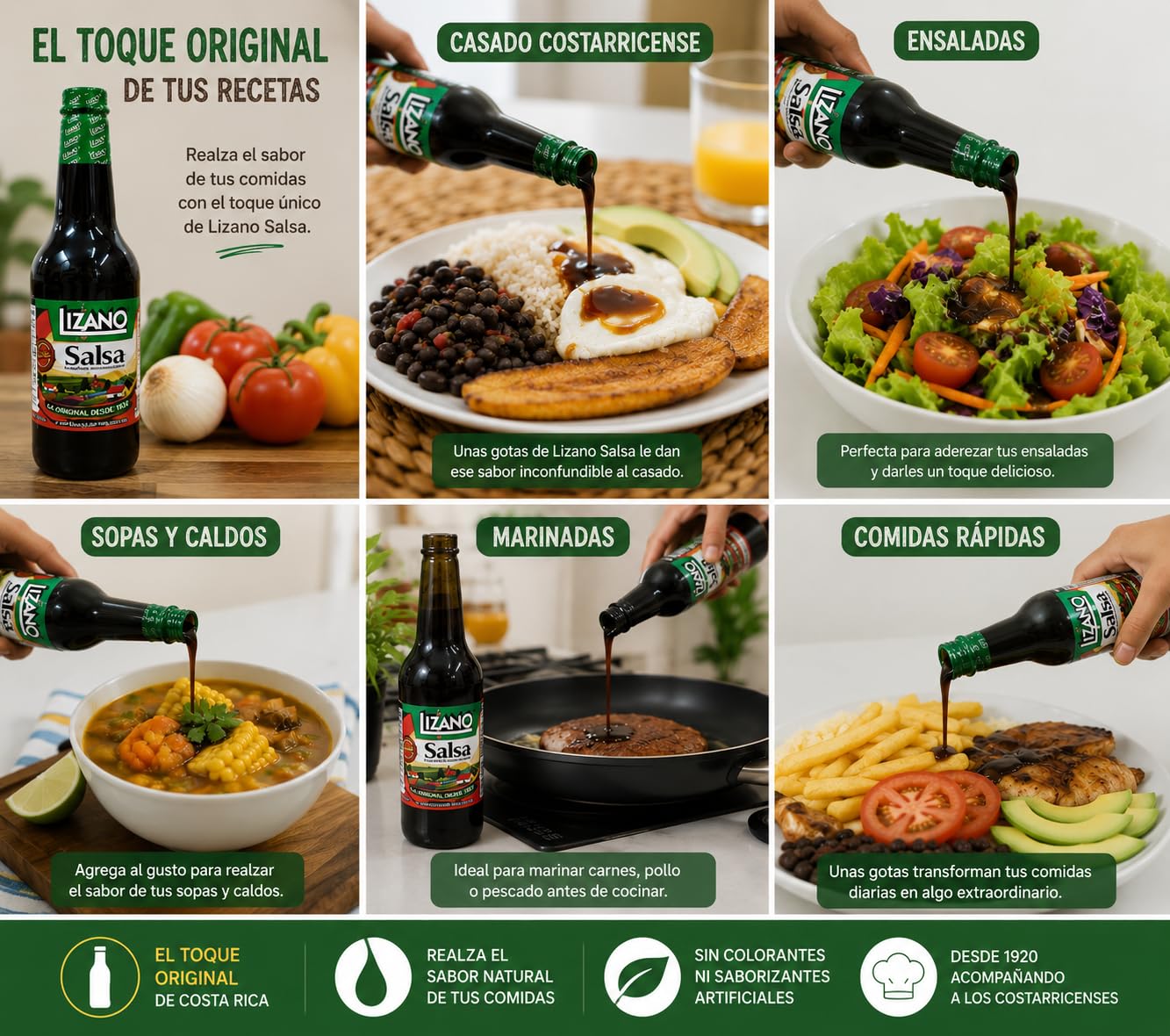 Salsa Lizano de Vegetales y Especias 700 ml