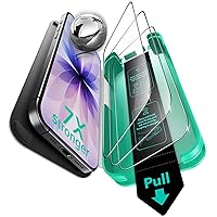 ESR Pellicola Vetro Temperato per iPhone 17/16 Pro, Vetro temperato di qualità militare