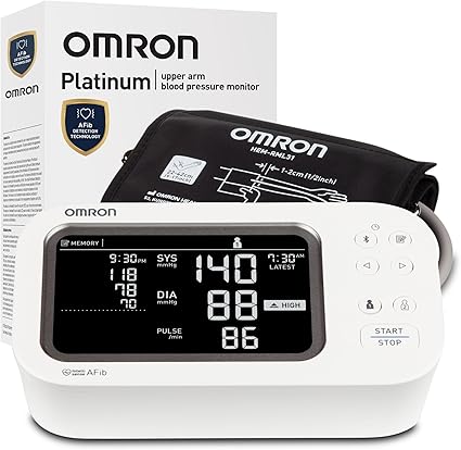 OMRON Platinum Blood Pressure Monitor for Home Use & Upper