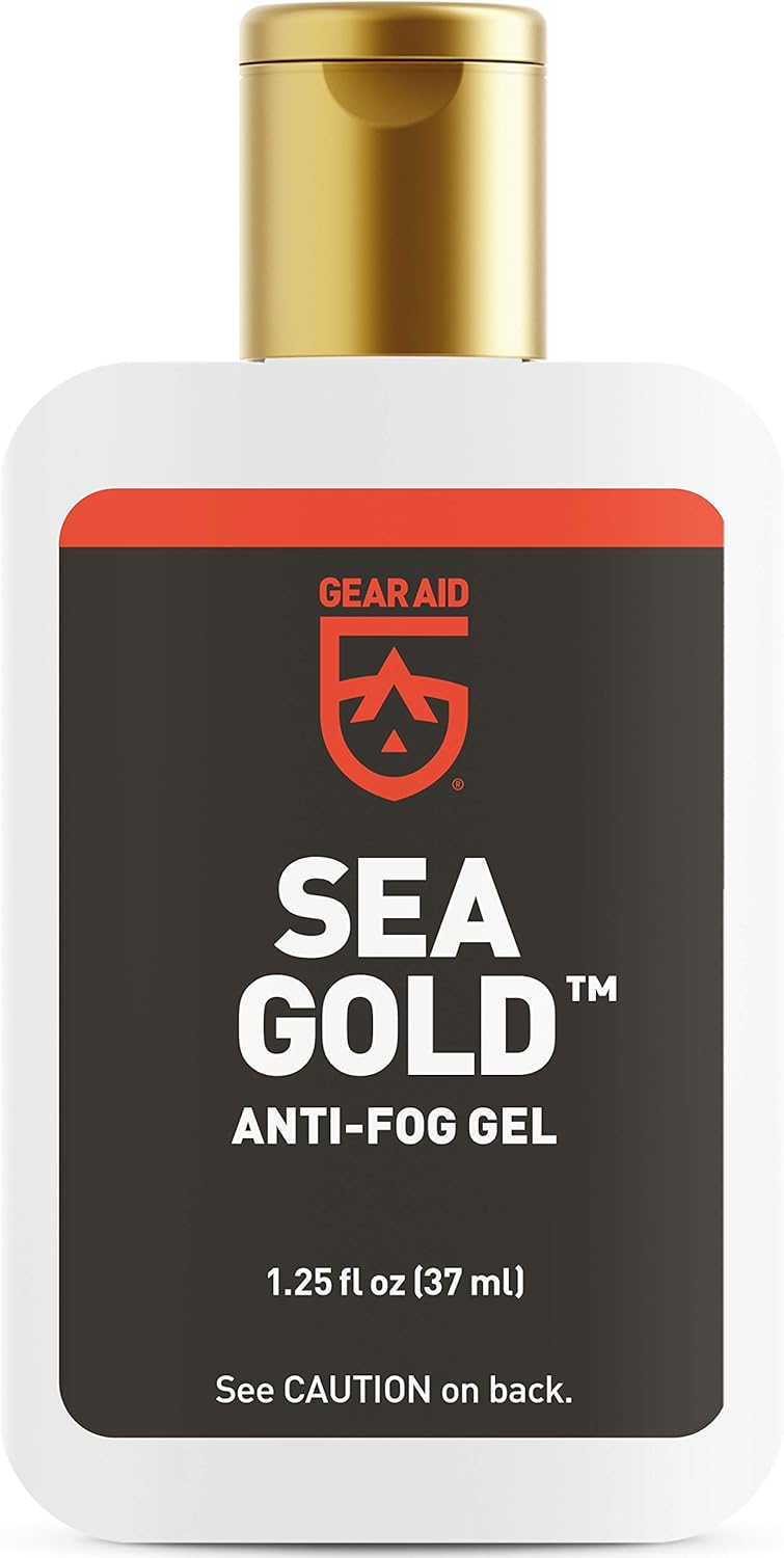 GEAR AID Sea Gold Anti-Fog Gel Coating for Scuba Masks, 1.25 fl oz, Clear