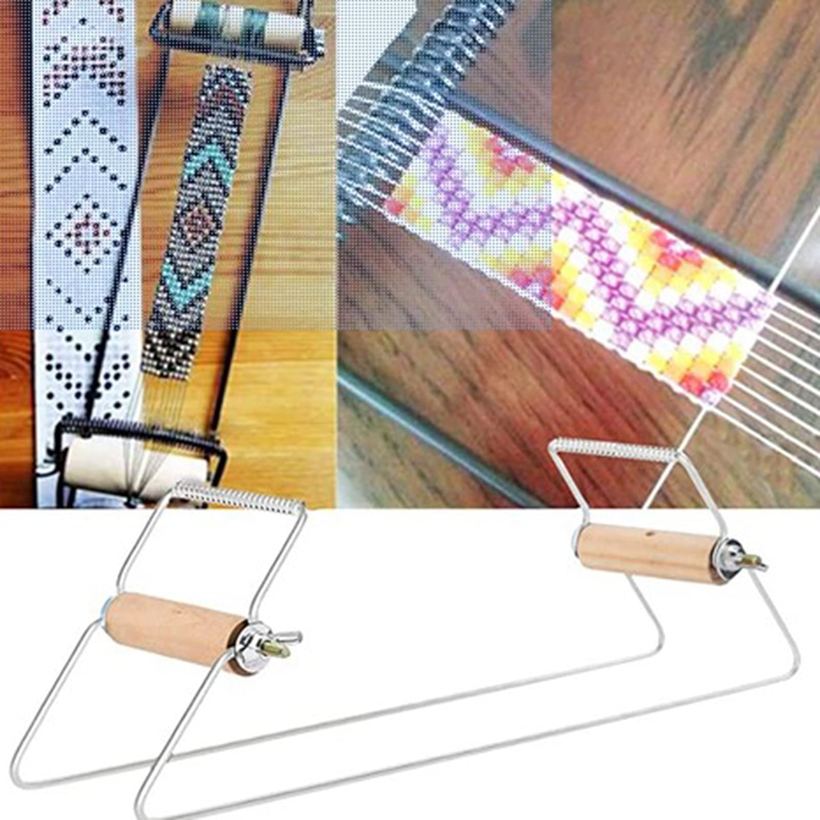 Telaio per Gioielli e Perline in Acciaio Inossidabile - Telaio per Tessitura di Gioielli per Realizzare Collane e Braccialetti Fai Da Te