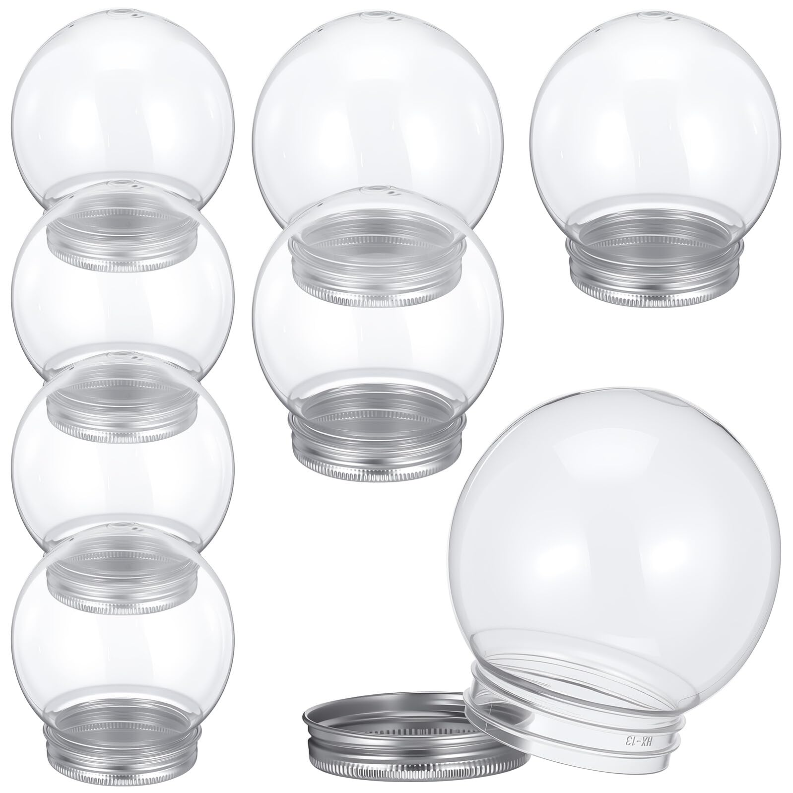 Bolas de manualidades navideñas de 150ml que no se rompen con tapas de aluminio seguras