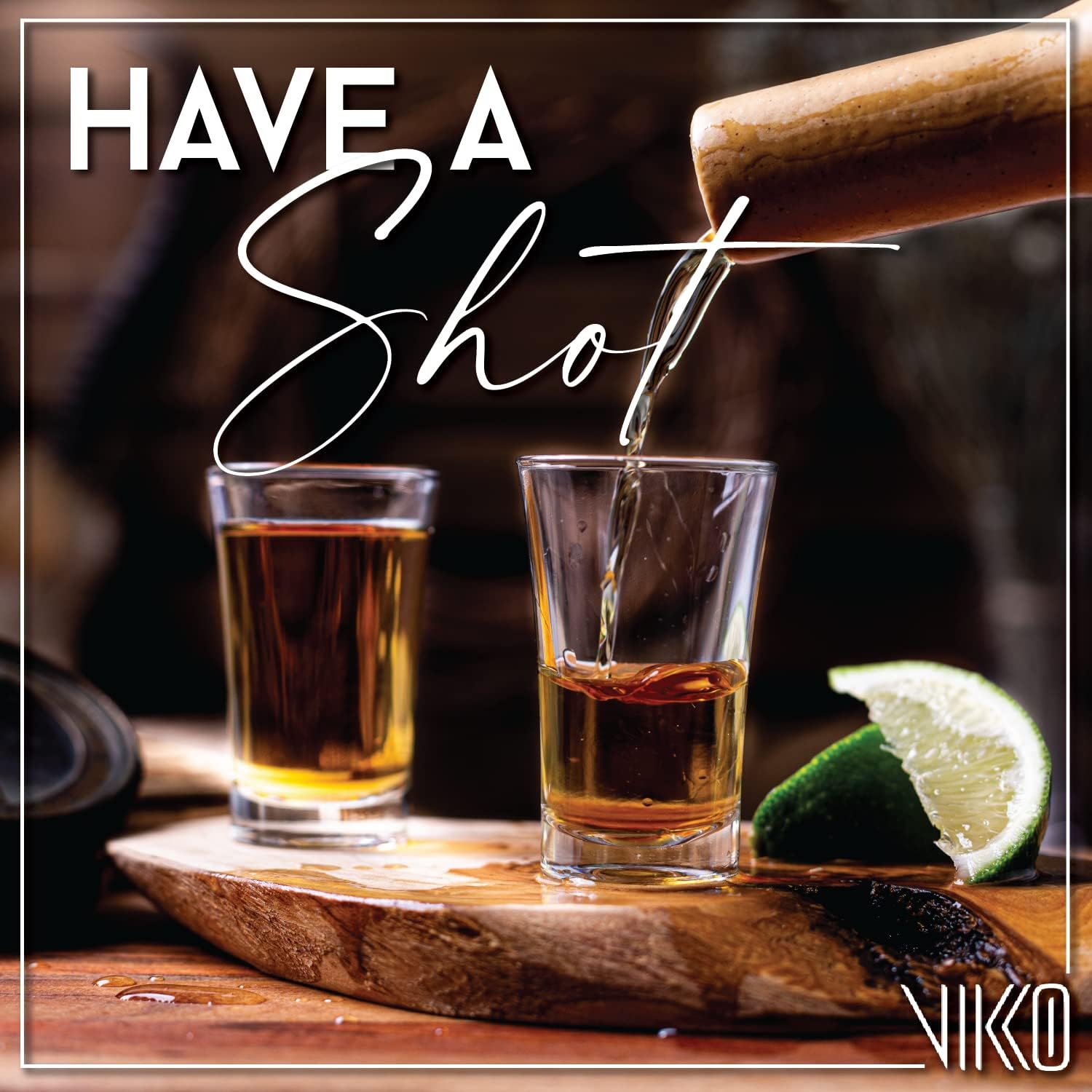 Vikko 1.5 Ounce Shot Glasses, Set of 12 Small Liquor and Spirit Glasses, Durable Tequila Bar Glasses For Alcohol and Espresso Shots (Cheerio - 1.5 Oz)