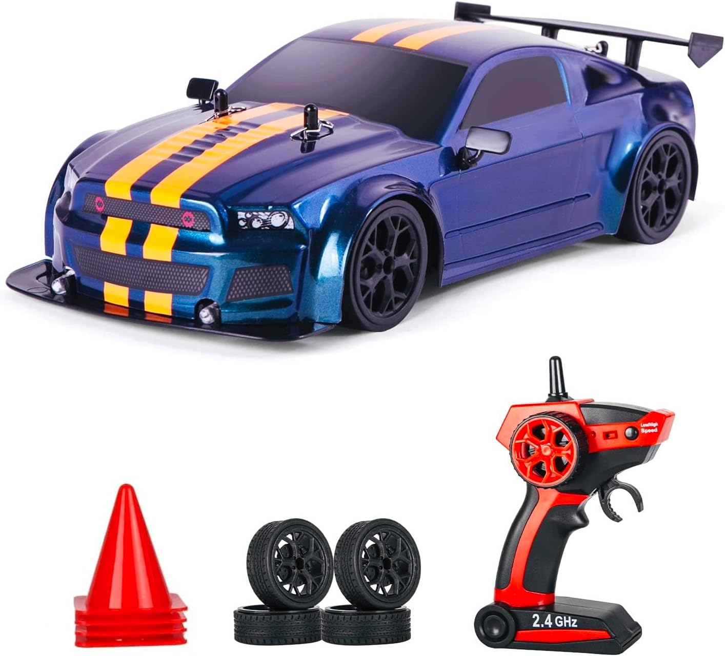 RC Drift Car, 1:14 Remote Control Car 4WD Drift GT RC Cars Vehicle High Speed Racing RC Drifting Car Gifts Toy for Boys Kids