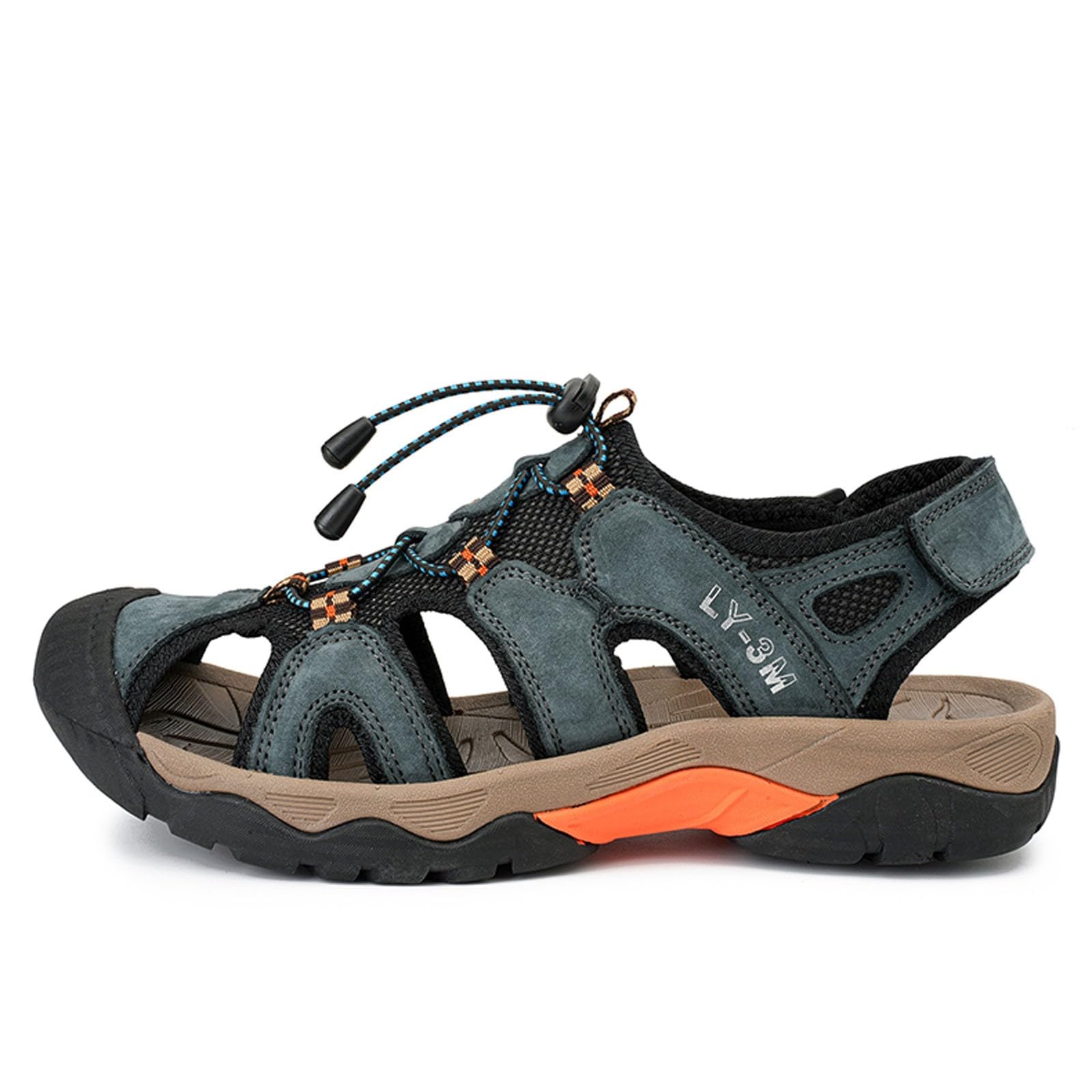 Sandalias Hombre Casual,Sandalias CóModas Para Hombre Con Cierre De Velcro Para Uso Casual Y Diario En Primavera Y Verano. Sandalias Ligeras Y FáCiles De Usar Para Relajarse.