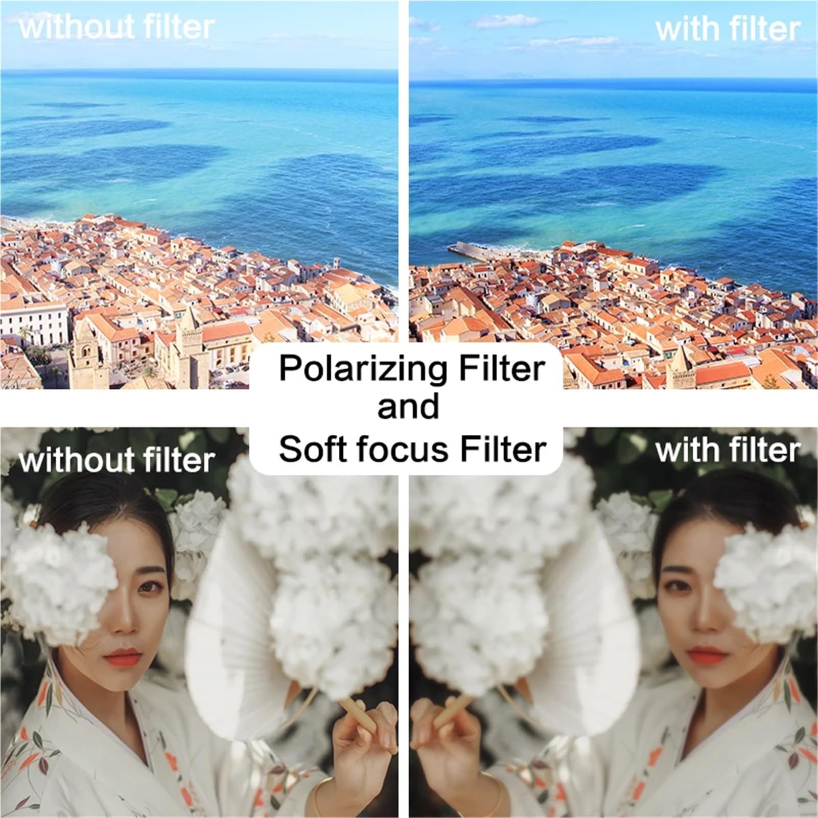 37 mm 52 mm Telefonobjektivfilter - Variabler ND-Filter mit Clip for Smartphone(52mm,MCND1000 and Clip)