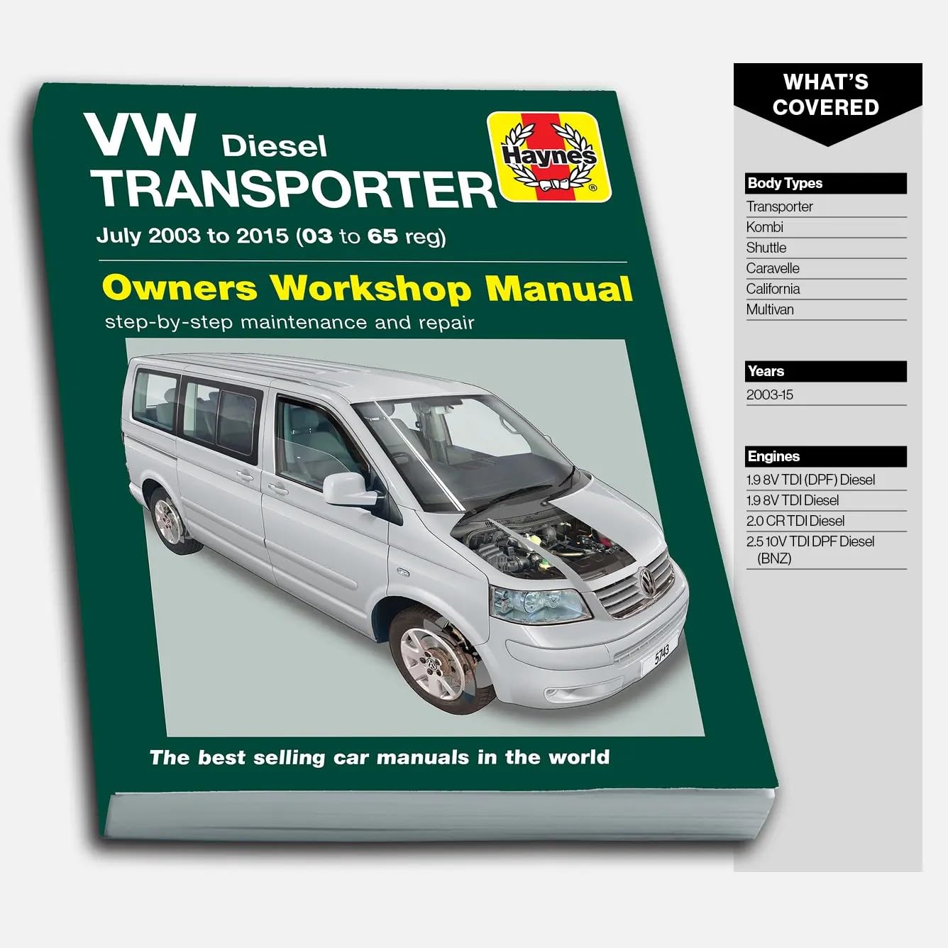 VW Transporter Diesel (July 03 - '15) 03 to 65 by Haynes Publishing