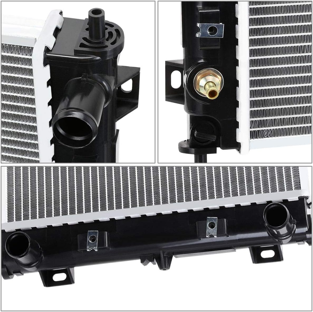 DPI-1702 OE Factory Style Aluminum Core Radiator Compatible with 95-00 Cirrus/Stratus 2.0/2.4/2.5 AT/MT