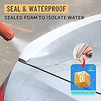 Vista 4 de Paquete de 3 Súper Fuerte Adhesión - Cinta de Doble Cara de Servicio Pesado, Cinta de Montaje Multipropósito Impermeable