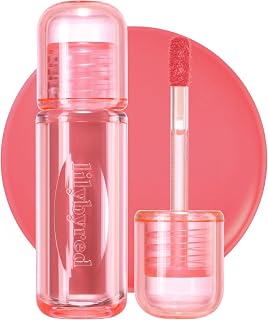 lilybyred Juicy Liar Water Tint | Korean Highly Pigmented Water-Gel Lip Stain, Non-Darkening Color, Intense Long-Lasting Stain, Transfer-Resistant, Hydrating Formula, 0.14 oz (01 Peach Highball)