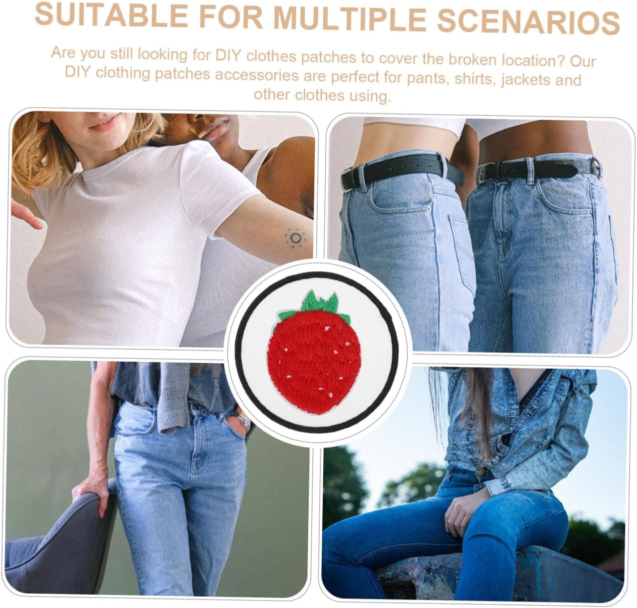 100pcs Iron Blank Sublimation Patches for Clothing Repair and Decoration Versatile Iron Embroidery Applique for Projects and Easy to Use