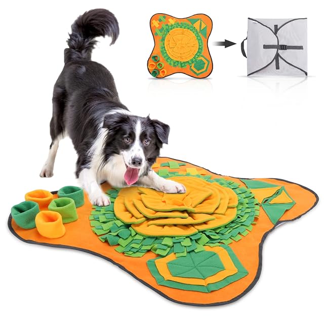 Foto 8 de 8 de Nobleza Alfombra Olfativa para Perros, Juguete Interactivo Snuffle Mat