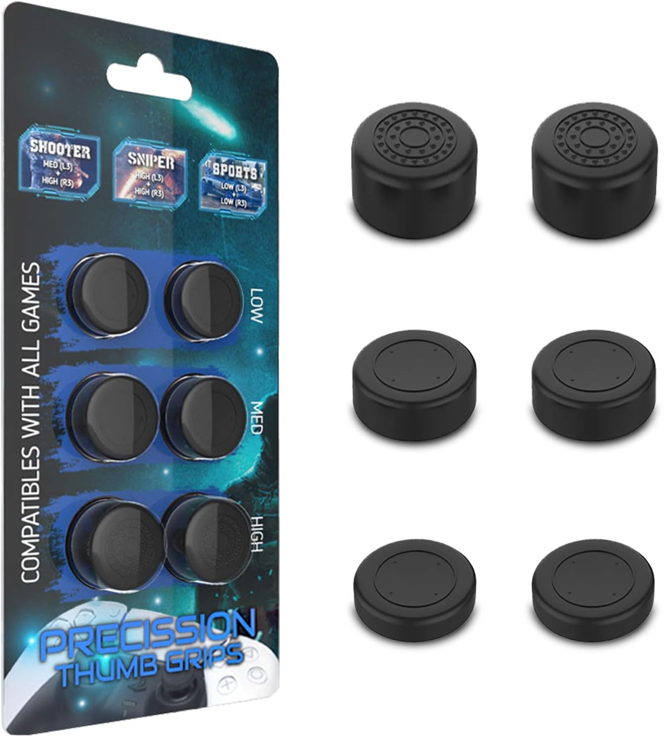 2x Analogico Joystick Thumbstick Cappello Per Sony PS4 - Foto 2