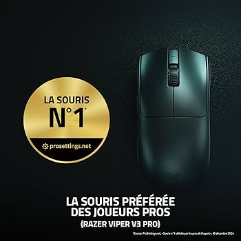 Razer Viper V3 Pro - Souris de Jeu Esports sans Fil ultralégère