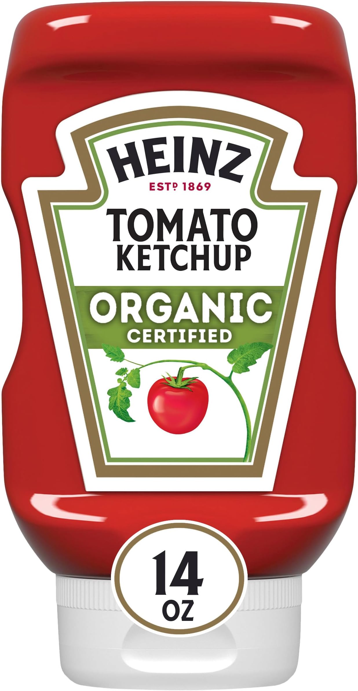 Organic Tomato Ketchup, 14 oz Bottle