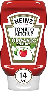 Heinz Organic Tomato Ketchup, 14 oz Bottle