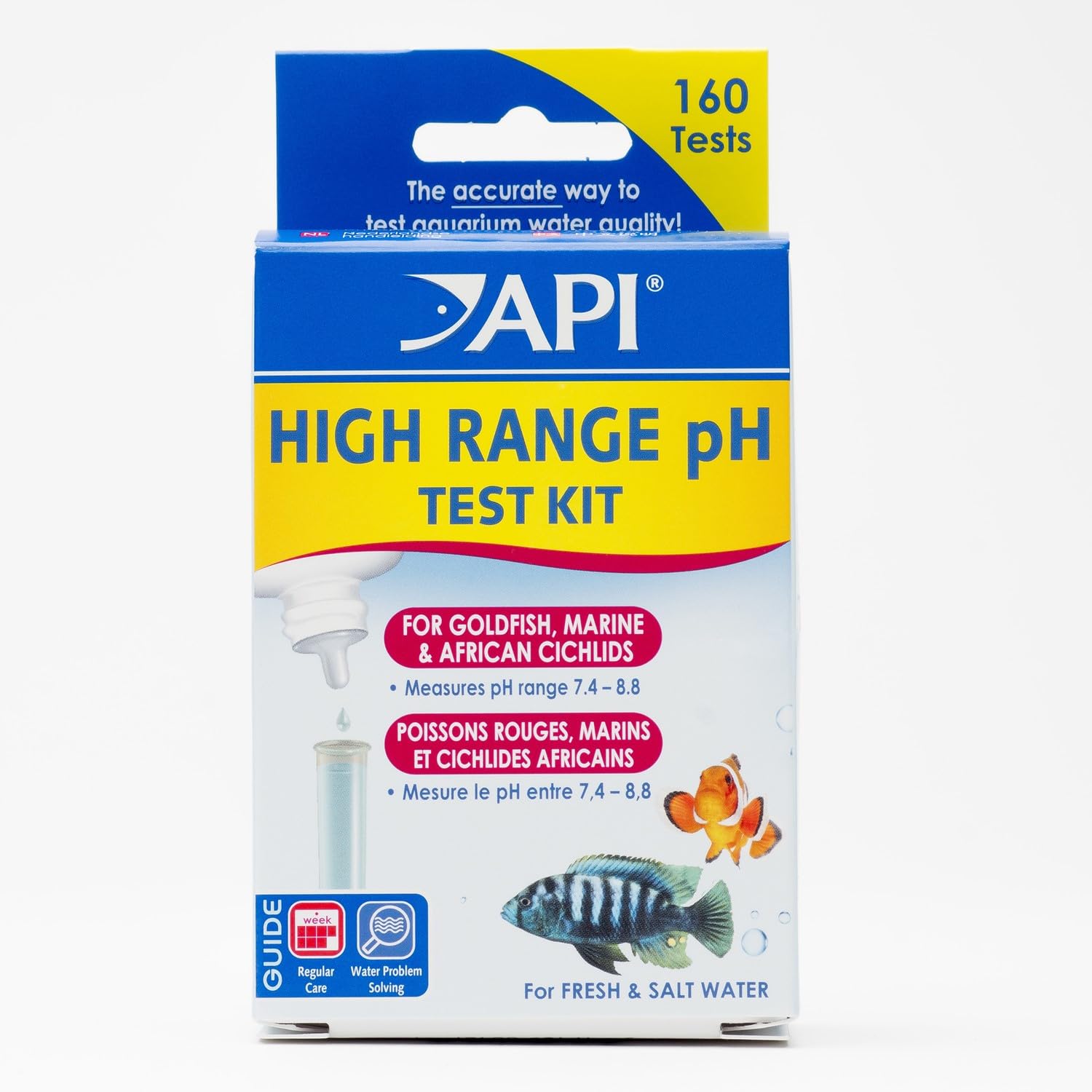 Api High Range Ph Test Kit For Fresh & Saltwater