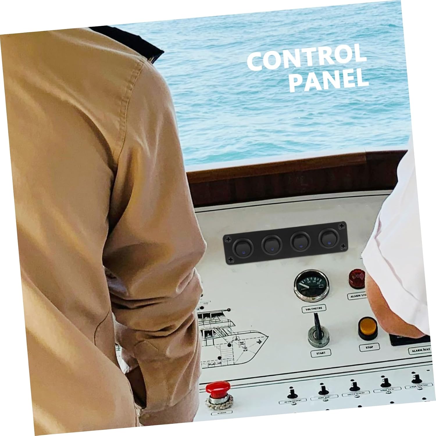 Zerodeko Gang Rocker Panel Automotive Control for Boat Rv and Vehicle Overload Stylish Design Easy Installation