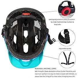 Kids Helmet, Exclusky Kids Bike Helmet Adjustable Safety Lightweight Children Bicycle for Skating Cycling Scooter Boys and Girls Bicycle Helmets Ages 5+