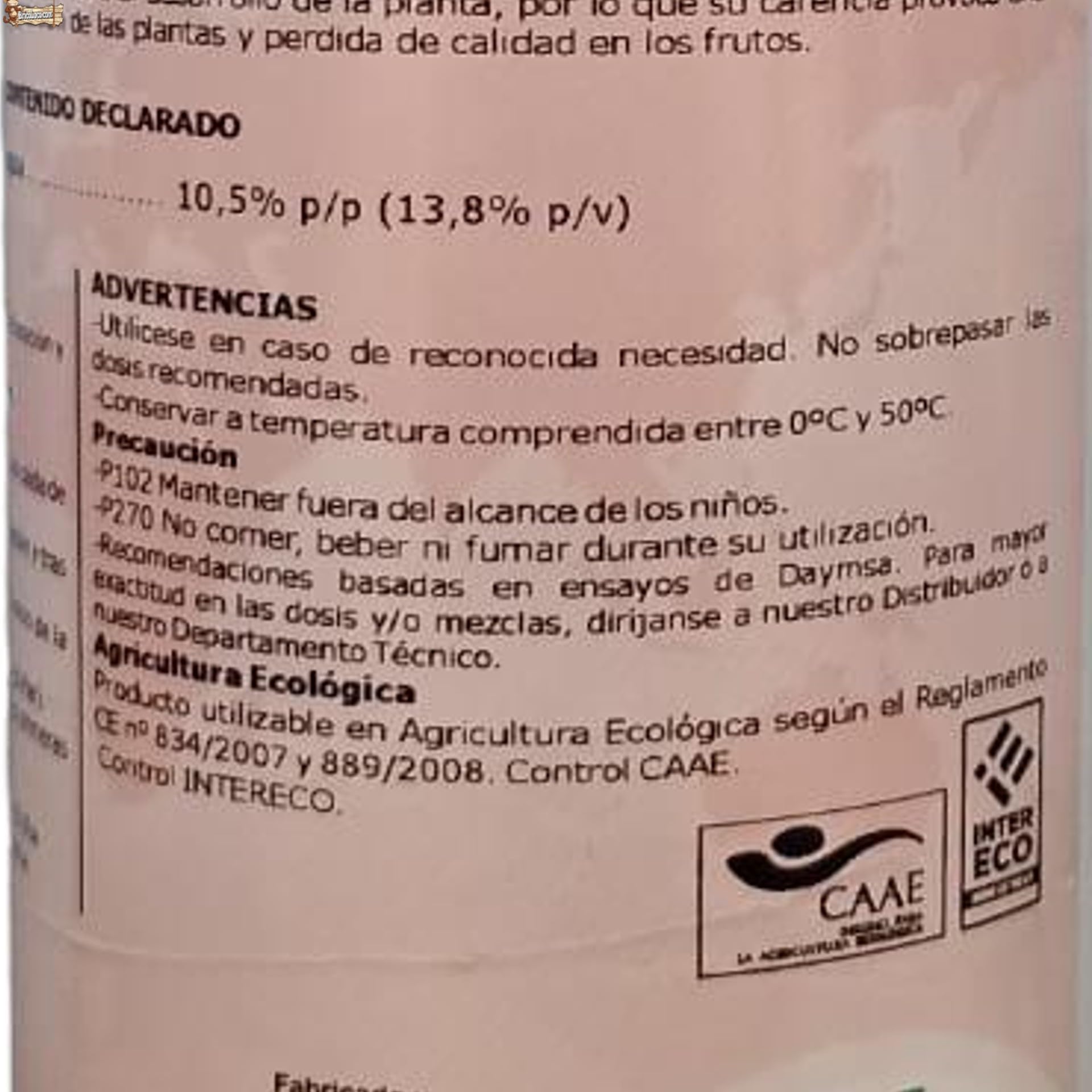 BricoLoco.com Corrector de carencias de boro ¡PACK 10 LTS. (2x5lts.)! Plantas y árboles, en jardín, agricultura, plantaciones de árboles. Microelemento que mejora la floración y el fruto (5 lts., 2)