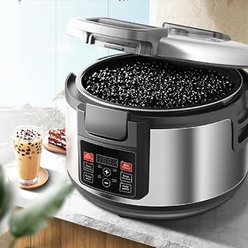Commercial Boba Cooker, 16 L/4.2 Gallons Automatic Pearl Cooker Machine for Bubble Tea Milk Tea Tapioca Pearls Dessert Stores 110V