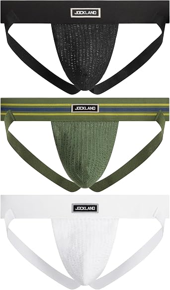 Men's Jock Strap, Wide Band Mesh Male Underwear Jockstrap Athletic Supporter for Gym Vasectomy