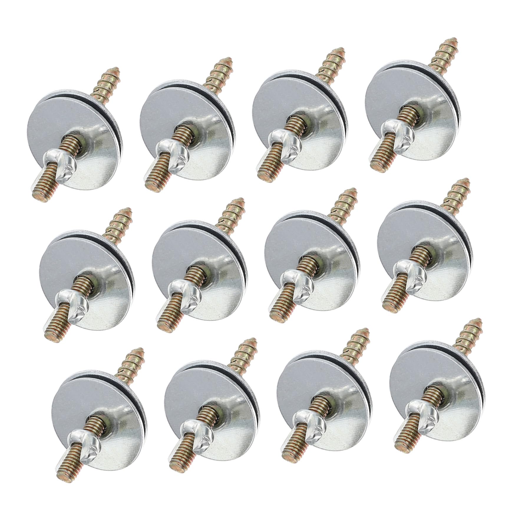 Vis et boulons acier inoxydable pour perchoir oiseau (lot de 24 ensembles avec rondelles)