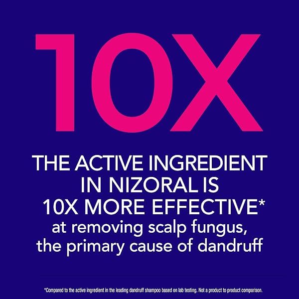 Nizoral Anti-Dandruff Shampoo featuring 2% Ketoconazole for effective scalp treatment.