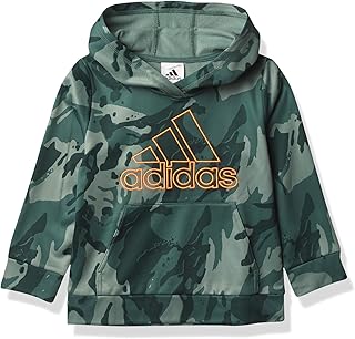 adidas Active Sport Athletic Pullover Hooded Sweatshirt Felpa con Cappuccio Bambino
