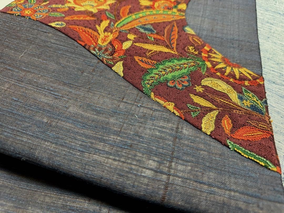 Amazon.co.jp: 袋帯 相良刺繍 切り篏め : ファッション