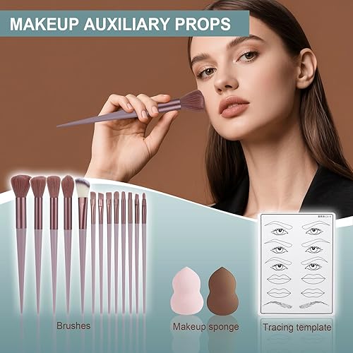 Miniatura 6 de Kit completo de maquillaje todo en uno para mujeres, juego de regalo de maquillaje para niñas y adolescentes, juego de maquillaje de viaje, kit de