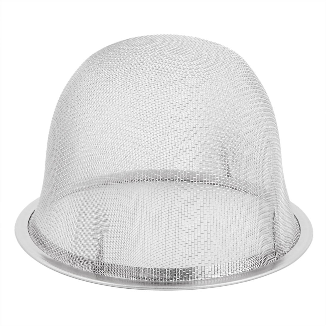 uxcell Metal Home Kitchen Mesh Designed Petal Tea Filter Infuser 75mm Top Dia