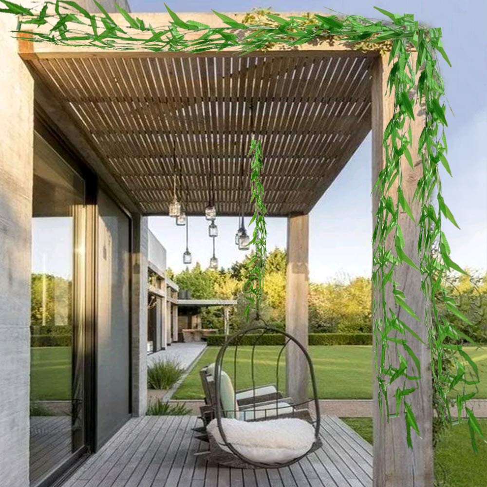 NATUCE Piante Artificiali 12 Pezzi 24M Edera Finta Artificiale da