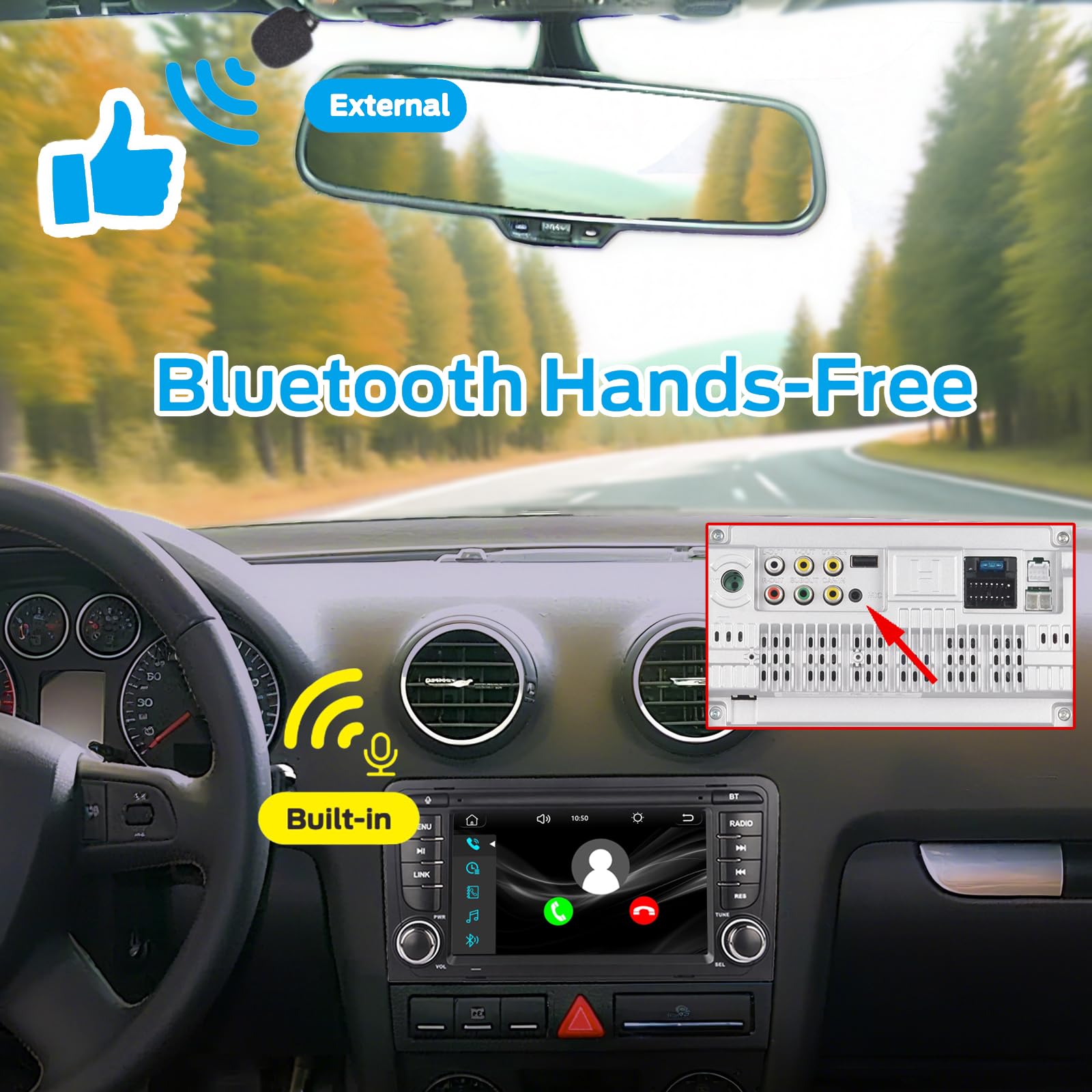 Fast Boot Linux Radio samochodowe kompatybilne z Audi A3 S3 RS3 8P 2003-2012 Bluetooth/Wireless CarPlay/Android Auto/FM/AM/RDS/USB