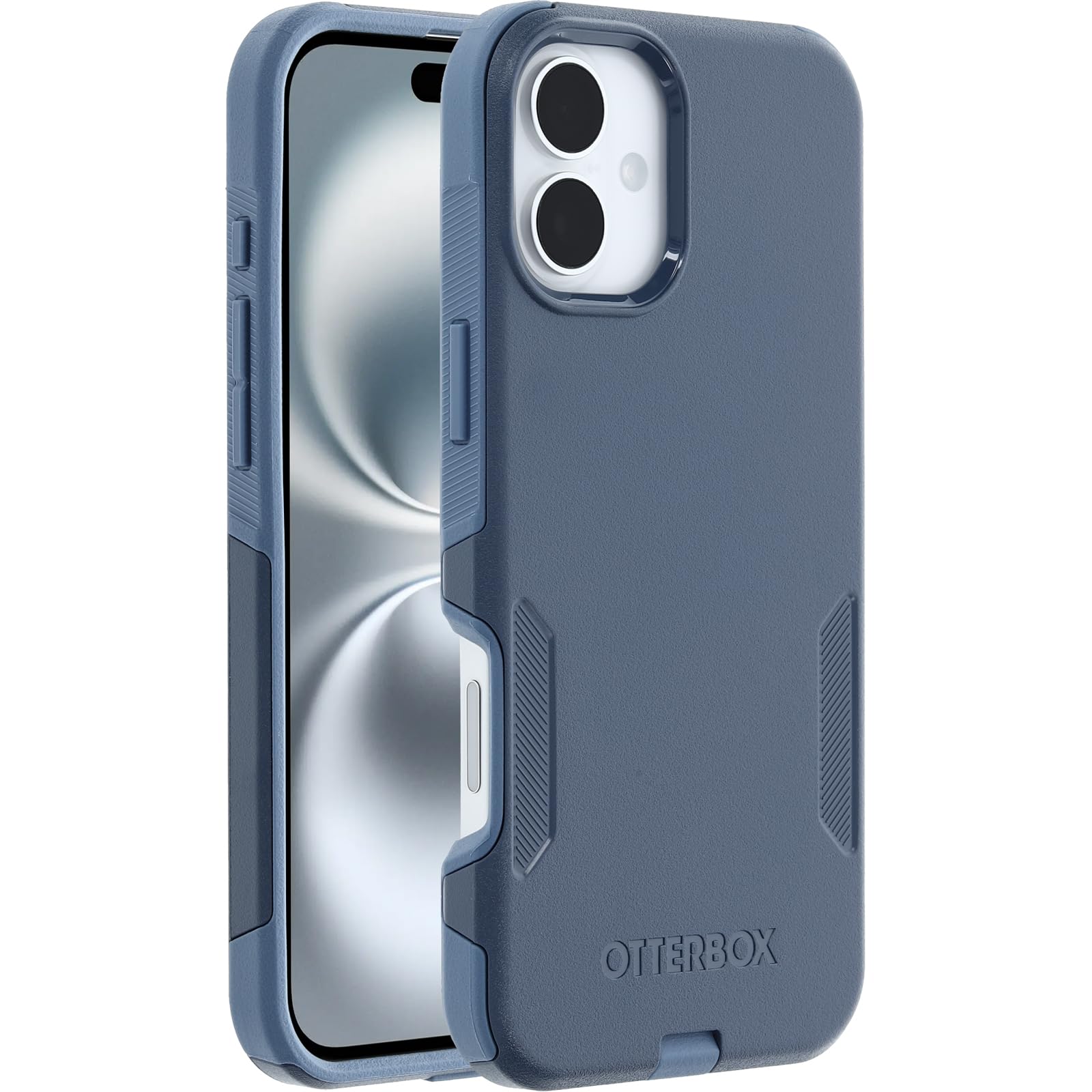 OtterBox Commuter Series MagSafe Hülle für iPhone 16 Plus, sturzsicher, schützende Hülle, 3X getestet nach Militärstandard, Blau