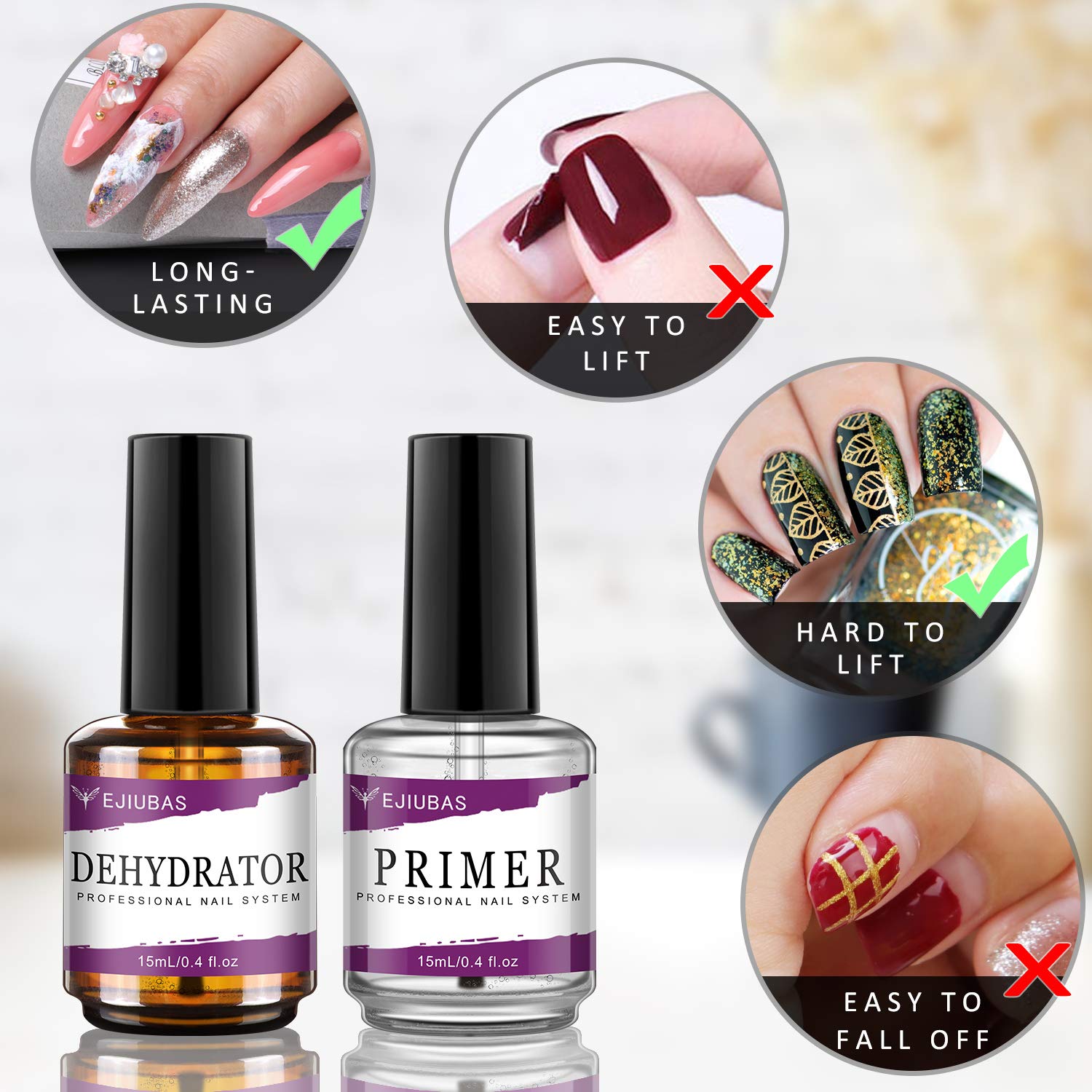 Buy Ejiubas Nail Primer Professional Natural Nail Prep Dehydrator And Primer Long Lasting Primer For Acrylic Nails Fast Air Dry Nail Primer For Acrylic Nail Dehydrator And Primer 15ml 0 5 Oz Online Buy Ejiubas Nail Primer Professional Natural Nail Prep Dehydrator And Primer Long Lasting Primer For Acrylic Nails Fast Air Dry Nail Primer For Acrylic Nail Dehydrator And Primer 15ml 0 5 Oz Online