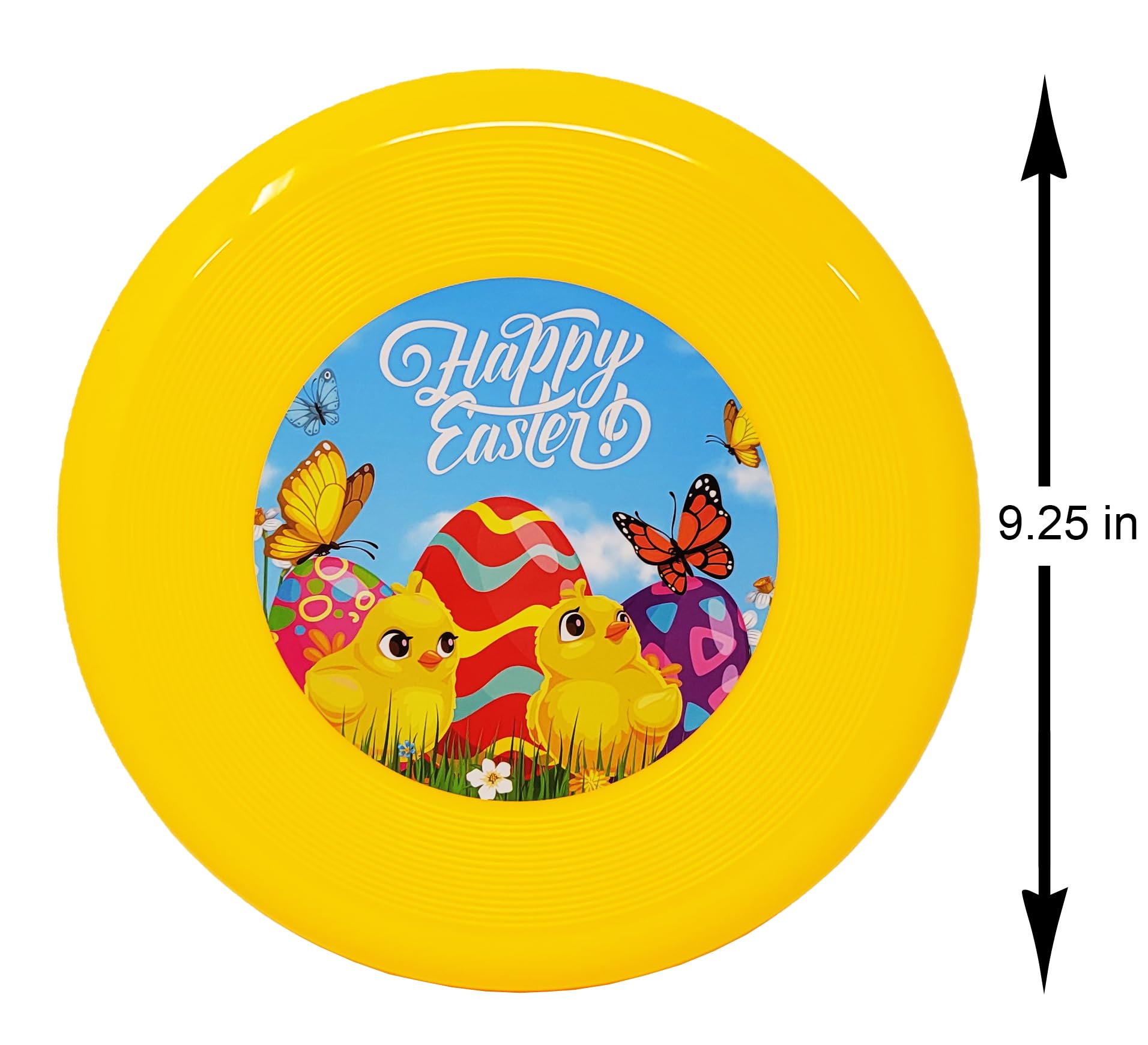 SANTA CLAUS WRITES Easter Frisbee Set - 2 Pack for Kids and Adults (Green/Yellow)