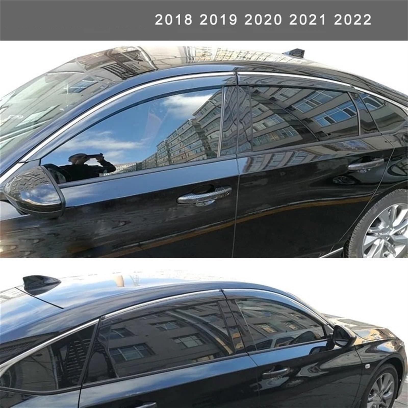 Amazon.co.jp: 車用ドアバイザー Compatible With アコード 2004 2005
