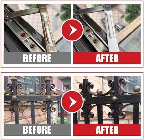 Miniatura 2 de Renovador de óxido de 10.58 oz, removedor de óxido para metal, agente de conversión de óxido, convertidor de eliminación de óxido, pintura metálica,