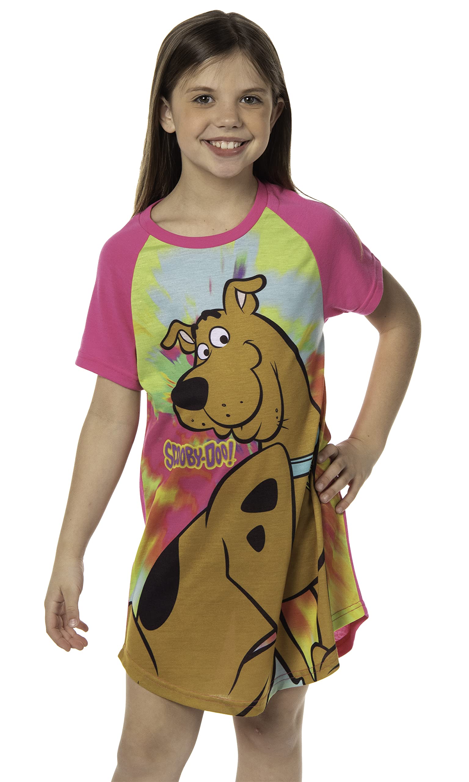 INTIMO Scooby-Doo - Camisón clásico de teñido anudado para niñas