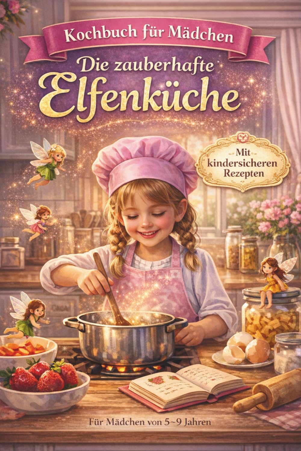 Kochbuch für Mädchen: Die zauberhafte Elfenküche - Einfache Rezepte, magischer Spaß & Kochen lernen für kleine Köchinnen (LYNORA)