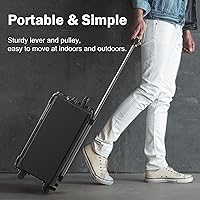 Vista 7 de JYX Máquina de karaoke con 2 micrófonos inalámbricos, woofer de 10 pulgadas, 500 W, potencia máxima, altavoz Bluetooth portátil grande con ajuste