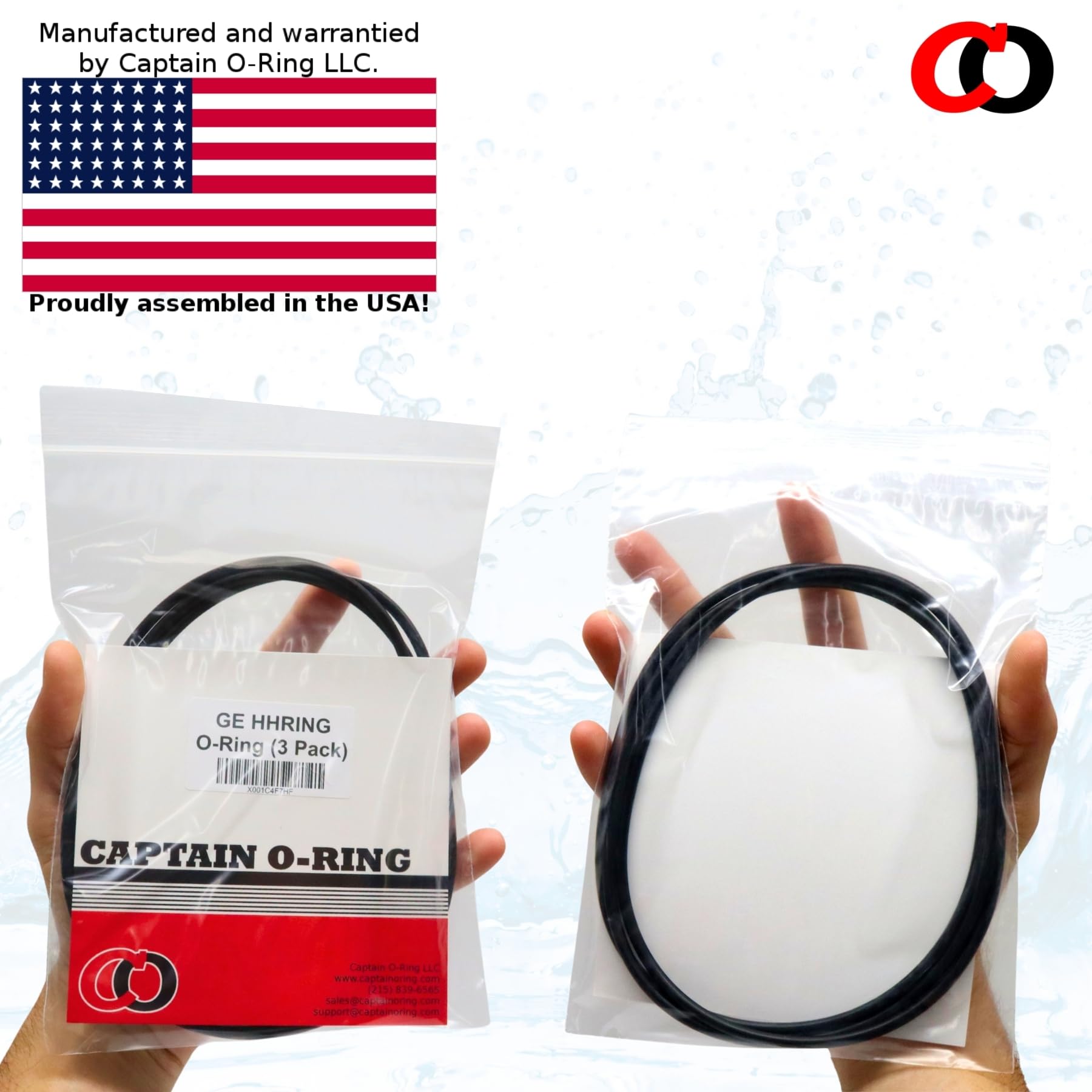 GE O-Rings Replacement - 3 Pack -8 GE O-Rings Replacement - 3 Pack -8