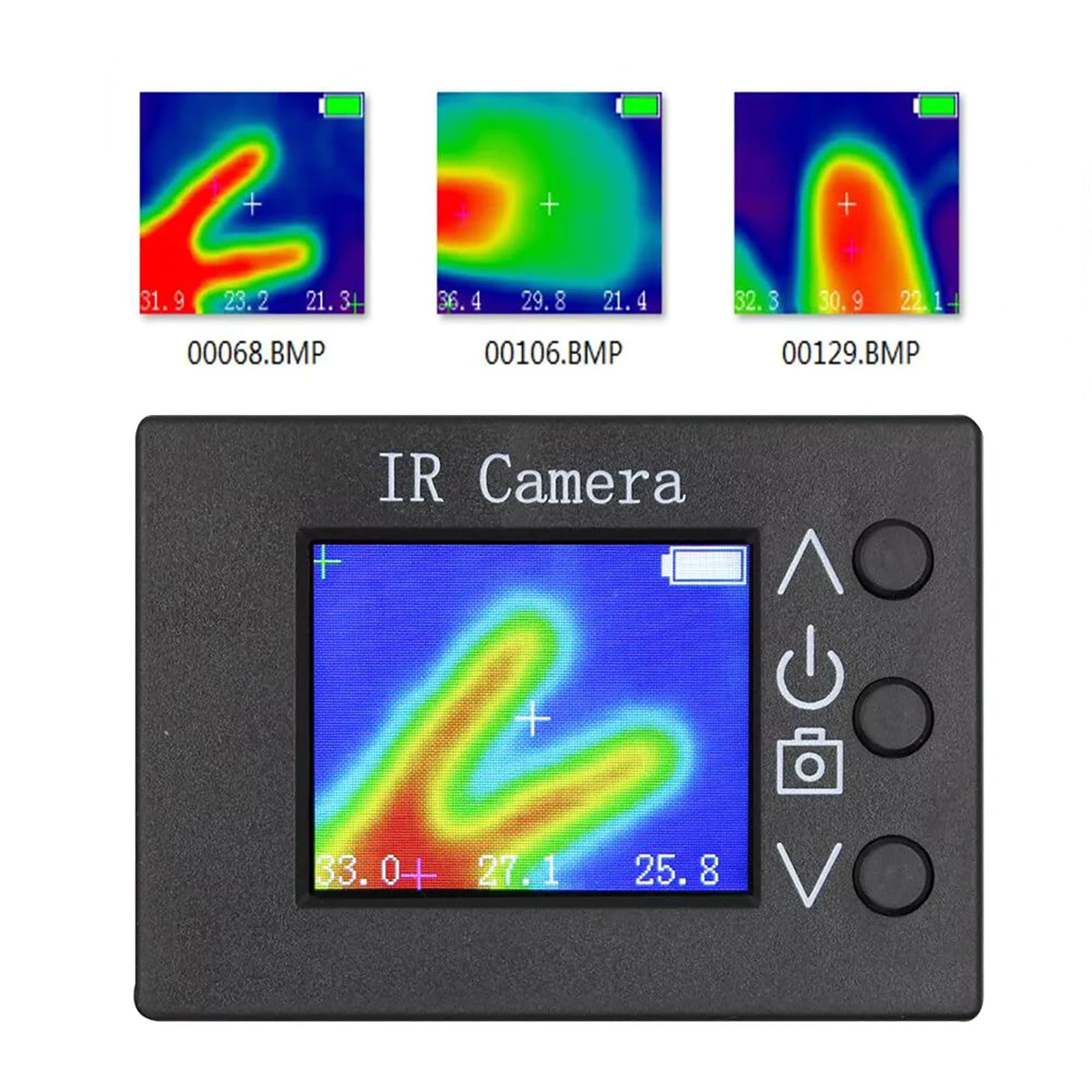Handheld Dual Camera Infrared Thermal Imager, Portable Thermal Imaging Camera Temperature Detection Tool